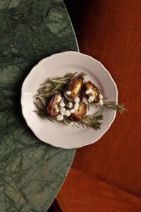 Christmas menu in soho